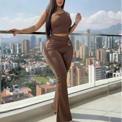 Blusa Y Pantalon Destellante