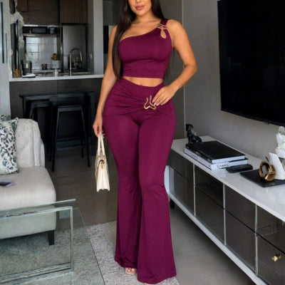 Blusa Y Pantalon Destellante