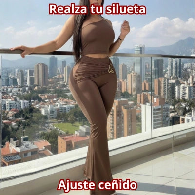Blusa Y Pantalon Destellante