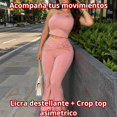 Blusa Y Pantalon Destellante