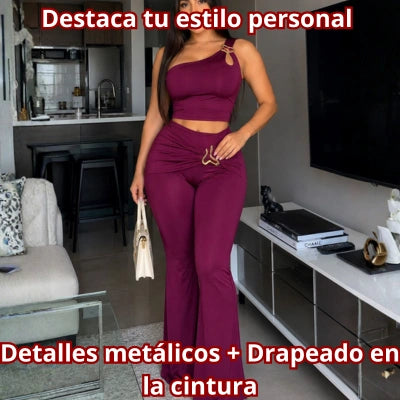 Blusa Y Pantalon Destellante