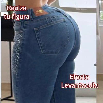 Jeans Bota Campana Blue Brillo Perfecto