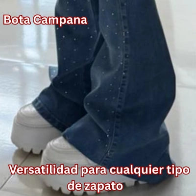 Jeans Bota Campana Blue Brillo Perfecto
