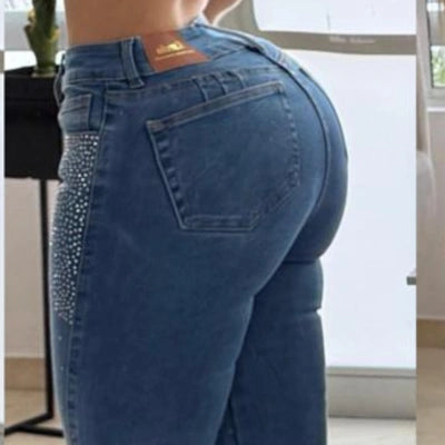 Jeans Bota Campana Blue Brillo Perfecto