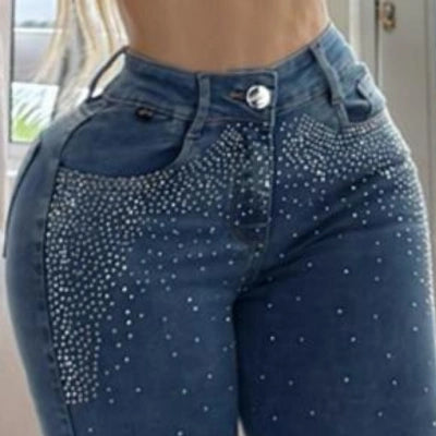 Jeans Bota Campana Blue Brillo Perfecto