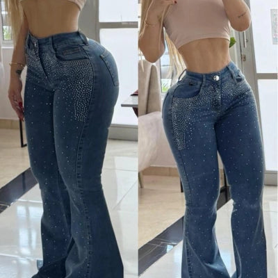 Jeans Bota Campana Blue Brillo Perfecto