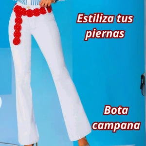 Bota Campana Durazno Blanco + Cinturón