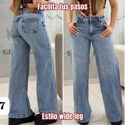 Jean Estructurado Bota Recta 'Paso Firme'