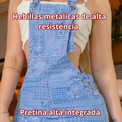Braga Pantalón Denim Cargo Estampada