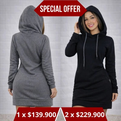 Sudadera “Paz Lista” (buso largo con capota)
