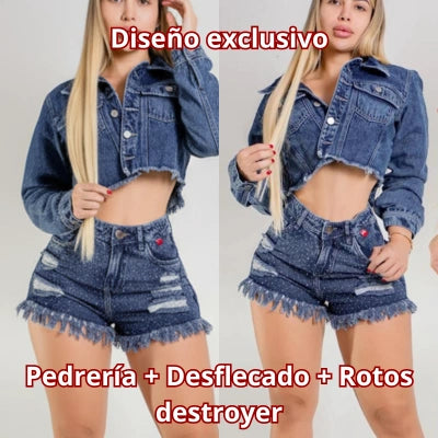 Conjunto Denim Noche Azul