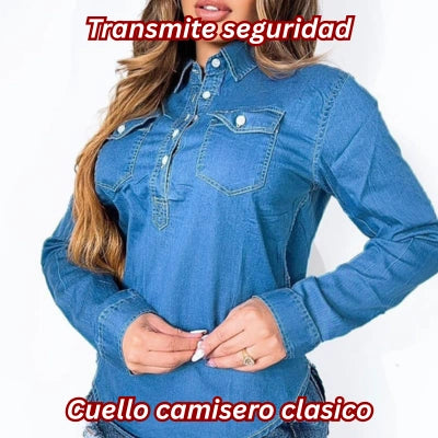 Camisa Serena Azul