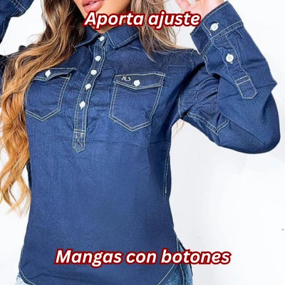 Camisa Serena Azul