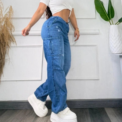 Recta Libre Cargo (Denim Premium)