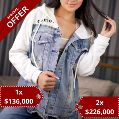 Chaleco Doble Actitud — Denim & Capucha