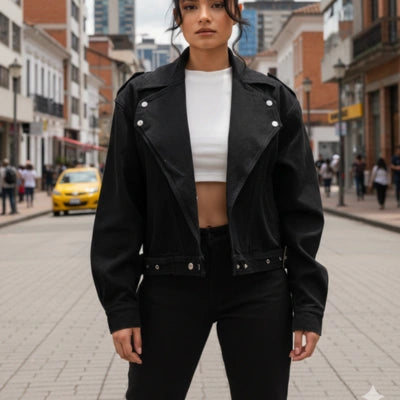 Chamarra De Jean (Oversize Denim)