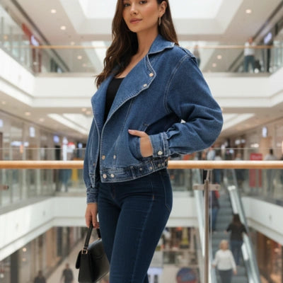 Chamarra De Jean (Oversize Denim)