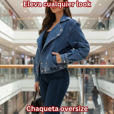 Chamarra De Jean (Oversize Denim)