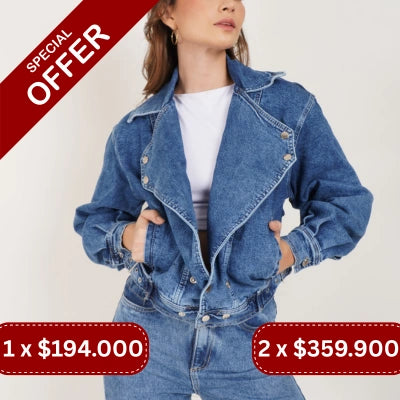 Chamarra De Jean (Oversize Denim)