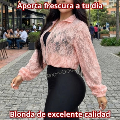 Chaqueta Crop Aura Botánica