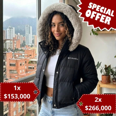 SNOW CLOUD — Chaqueta Puffer Capucha Ovejero
