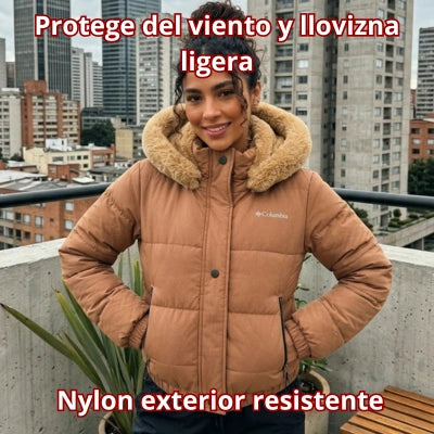 SNOW CLOUD — Chaqueta Puffer Capucha Ovejero