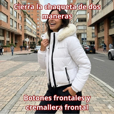 SNOW CLOUD — Chaqueta Puffer Capucha Ovejero