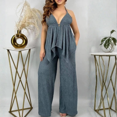 Conjunto “Tranquila & Lista” (Blusa + Palazo)