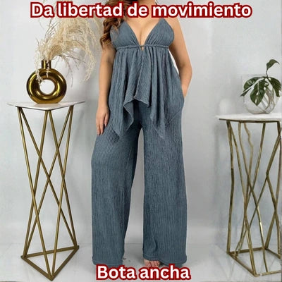 Conjunto “Tranquila & Lista” (Blusa + Palazo)