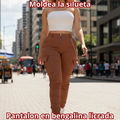 Conjunto Bengalina & Croptop Cadena