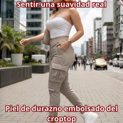 Conjunto Bengalina & Croptop Cadena