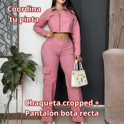 Conjunto Libre & Audaz – Cargo Cropped Bengalina