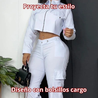 Conjunto Libre & Audaz – Cargo Cropped Bengalina