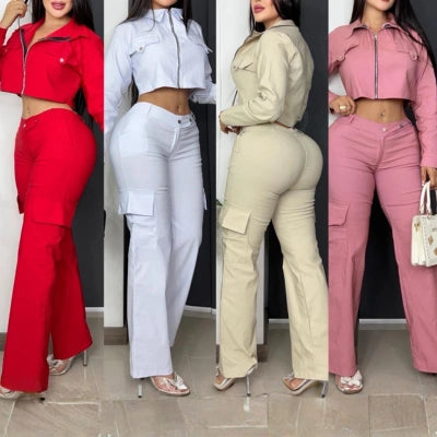 Conjunto Libre & Audaz – Cargo Cropped Bengalina