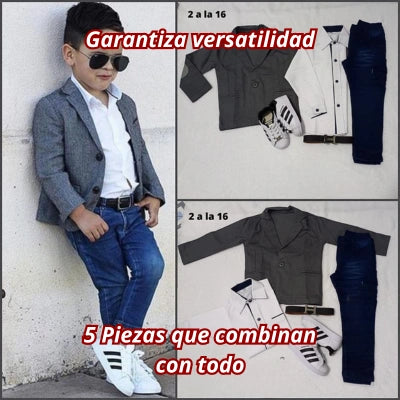 Mini Gentleman 5 en 1 – Outfit Premium Kids