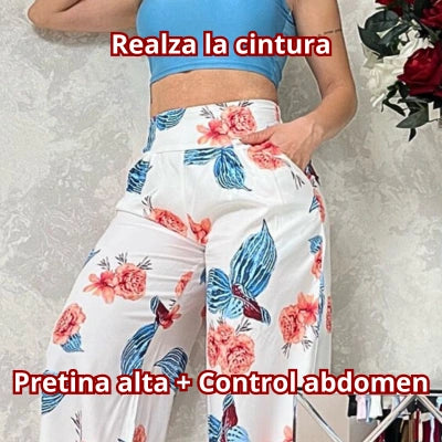 Conjunto Palazzo Satín “Flores en Movimiento”