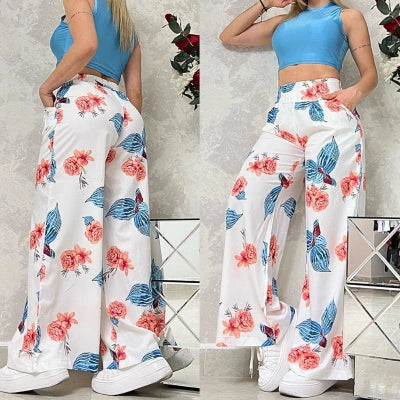 Conjunto Palazzo Satín “Flores en Movimiento”