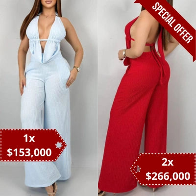 Conjunto Palazzo Luci — Satinado Elegante Talla Unica