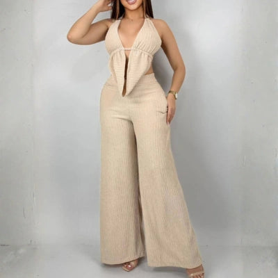 Conjunto Palazzo Luci — Satinado Elegante Talla Unica