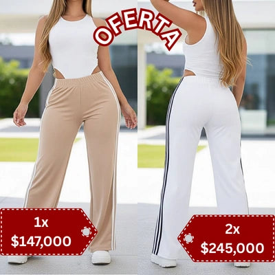 Conjunto Paola Línea Serena (pantalón scuba + boddy poli licra)