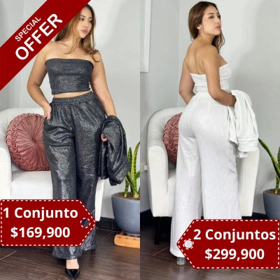 Conjunto Belinda Noche Plateada