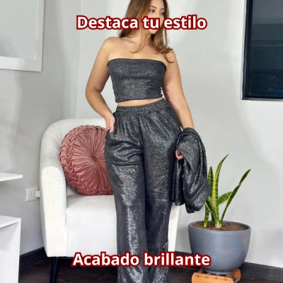 Conjunto Belinda Noche Plateada