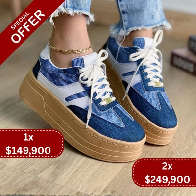 Tenis Plataforma Ímpetu Denim