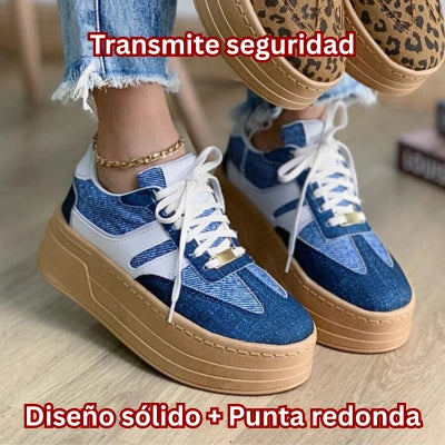 Tenis Plataforma Ímpetu Denim
