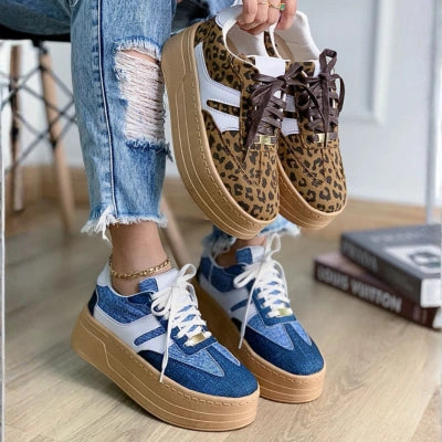 Tenis Plataforma Ímpetu Denim