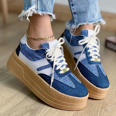 Tenis Plataforma Ímpetu Denim