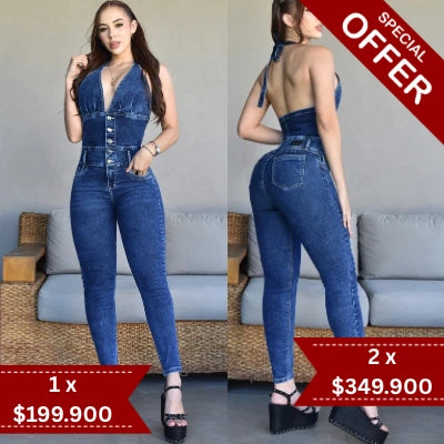 Enterizo Denim One-Step