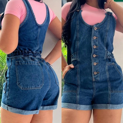 Enterizo CurveFit Denim Premium