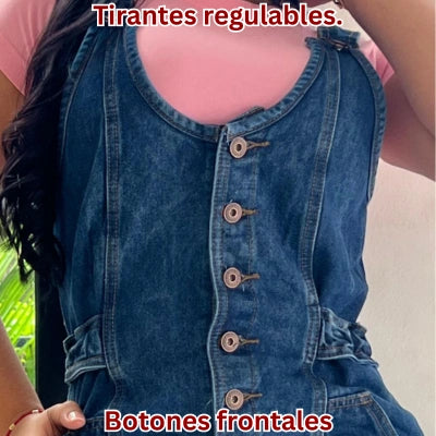 Enterizo CurveFit Denim Premium