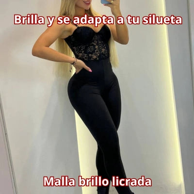 Enterizo Blonda Copa Tiras Marsella